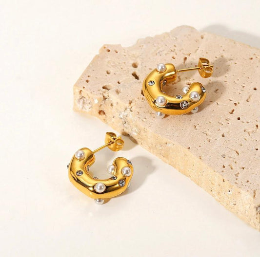 Meteor Hoops 18k