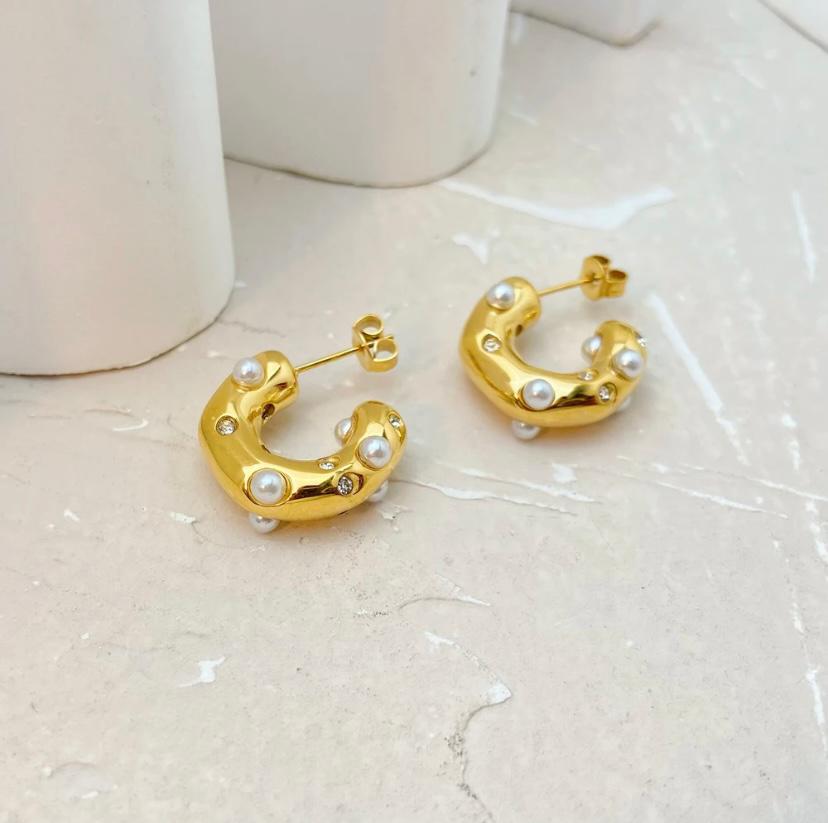 Meteor Hoops 18k